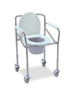 COMMODE CHAIR W/WHEELS LC696