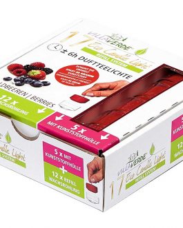 VILLAVERDE ECO CANDLE LIGHT 5+12 REFILLS