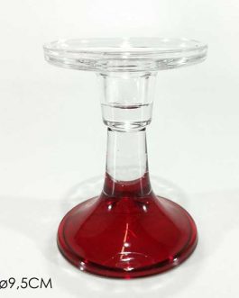 CANDLE HOLDER W/RED