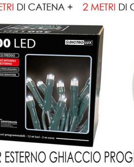 300 LED XMAS LIGHTS COLD WHT EXT PROG