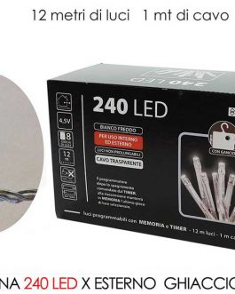240 LED LIGHTS EXT.  ICE B/O