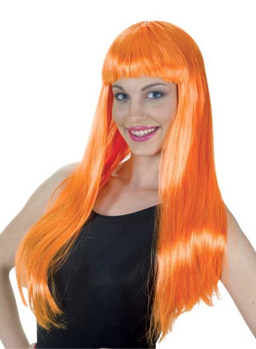 WIG LOLA ORANGE 60CM