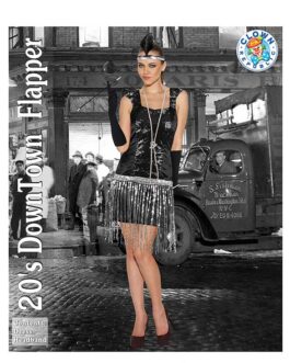 COSTUME DOWNTOWN FLAPPER 20’S  No. M