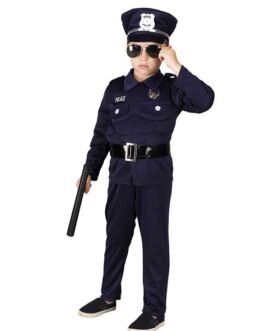 COSTUME MUSCLE POLICEMAN