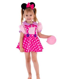 COSTUME BEBE PINK MOUSE