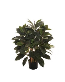 RUBBER PLANT TREE H90CM W/140 LEAVES