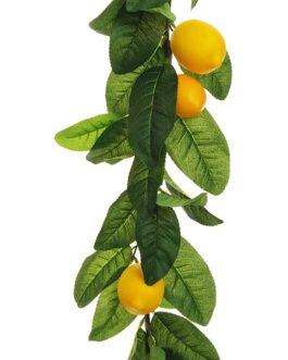 LEMON  GARLAND W/70LVS GREEN YELLOW