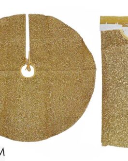 TREE SKIRT  90CM  GOLD