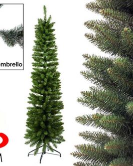 XMAS TREE H180CM SLIM MONVISO W/329BRANC