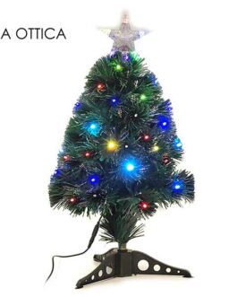 XMAS TREE H60CM FIBRE OPTICS W/60LED