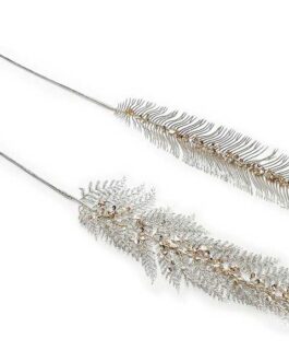 BRANCH W/SEQUINS CHAMPAGNE H83CM 2ASS