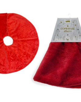 TREE SKIRT VELVET D90CM RED