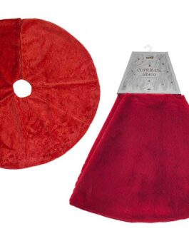 TREE SKIRT VELVET D1200CM RED