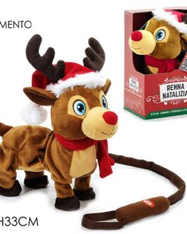 REINDEER  B/O MOV/MUSL28CM H33CM