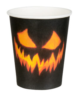 PUMPKIN PAPER CUPS 21CL 10PCS