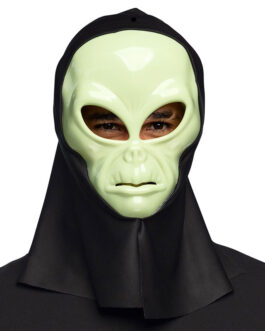 FACE MASK ALIEN W/HOOD