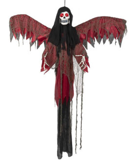 HANGING DECORATION FLYING RED REAPER 198