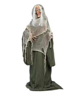 STANDING DECORATION CREEPY WITCH 153CM