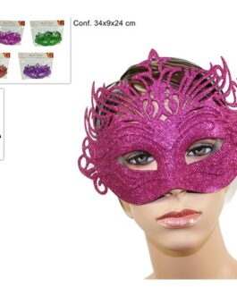 EYE MASK VENEZIANA GLITTER  7ASS