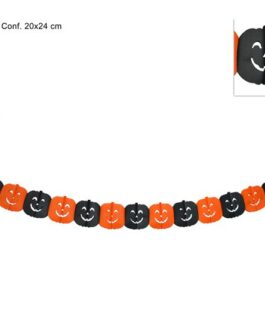 PAPER GARLAND PUMPKINS 275CM