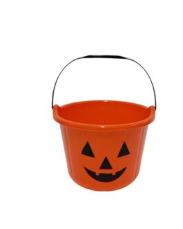 PLASTIC BUCKET HALLOWEEN 21CM