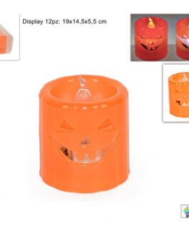 CANDLE B/O HALLOWEEN  5.5CM 2ASS