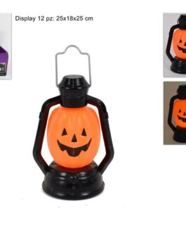 LANTERN PUMPKIN HALLOWEEN W/LIGHT  10CM2