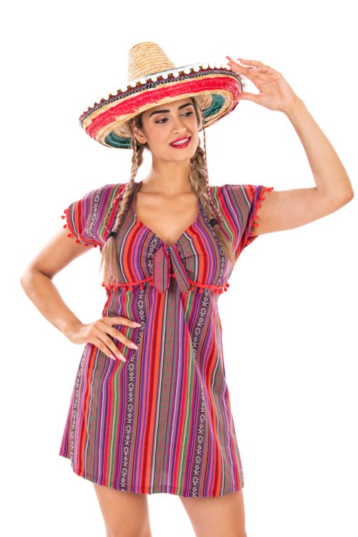 COSTUME MEXICAN WOMAN ONE SIZE