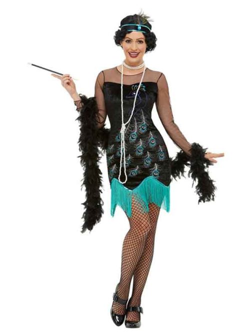 COSTUME 20s PEACOCK FLAPPER M